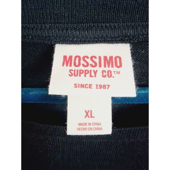 Mossimo XL Vintage Sweater Women Black‎ Round Neck Ruffle Sleeve  Grunge Soft - Picture 4 of 6